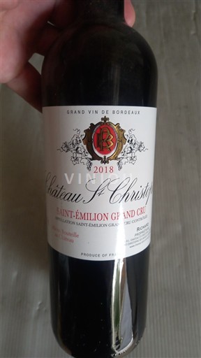 Bordeaux Saint-Émilion Grand Cru Grand Cru Château St-Christophe 2018