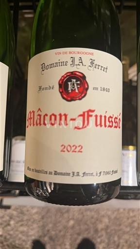 Burgund Mâcon und Mâcon-Dörfer Domaine J.A. Ferret 2022