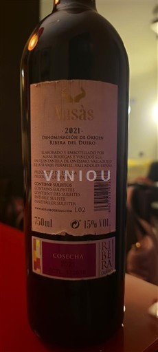 Castilien og León Ribera del Duero Ausias 2021