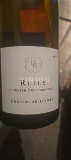 Borgoña Rully Premier Cru Domaine Belleville Premier Cru Rabourcé 2019