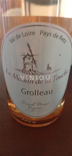 Vin Rosé sec Le Moulin de la Touche Non millésimé France Sud-Ouest Pays de Brive
 IGP