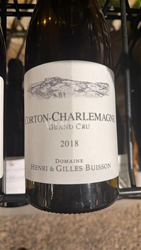 Bourgogne Corton-charlemagne Grand Cru Domaine Henri & Gilles Buisson 2018
