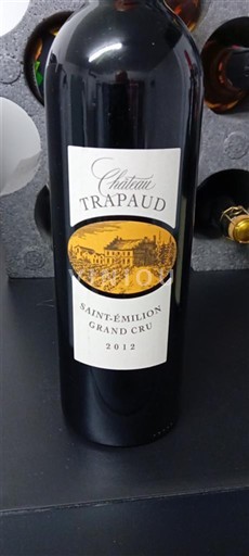 Bordeaux Saint-Émilion Grand Cru Grand Cru Château Trapaud 2012