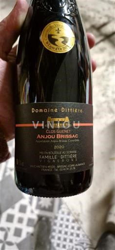 Loire Valley Not Specified Domaine Dittière Clos Guinet 2020