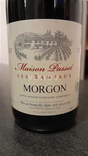 Beaujolais Morgon Maison Passot Les Rampaux 2022