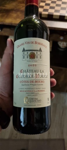 Burdeos Côtes-de-bourg Château La Coudrée Nodoz 2020