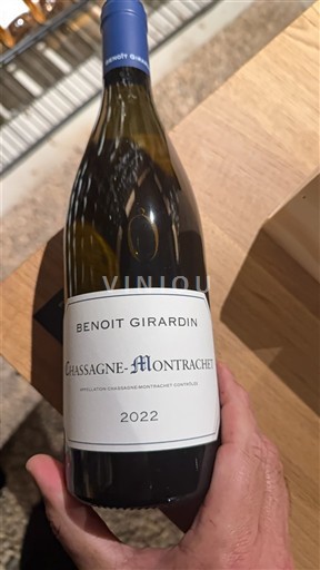 Borgoña Chassagne-Montrachet Benoit Girardin 2022