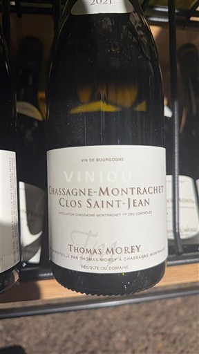 Bourgogne Chassagne-montrachet Premier Cru Domaine Thomas Morey Clos Saint-Jean 2021