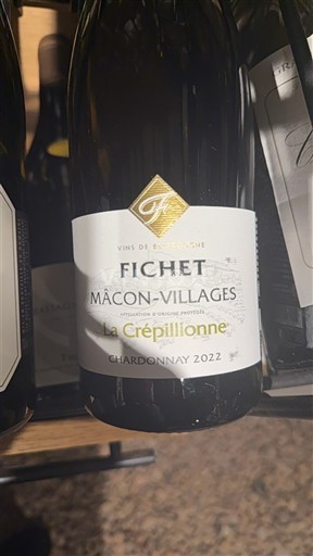 Bourgogne Mâcon og mâcon-landsbyer Fichet La Crépillonne 2022