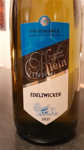 Alsace Raymond & Martin Klein Edelzwicker 2021