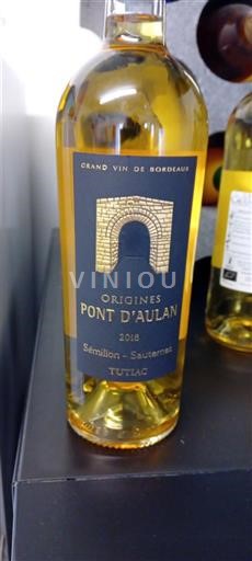Bordeaux Sauternes Pont Aulan Origines 2018