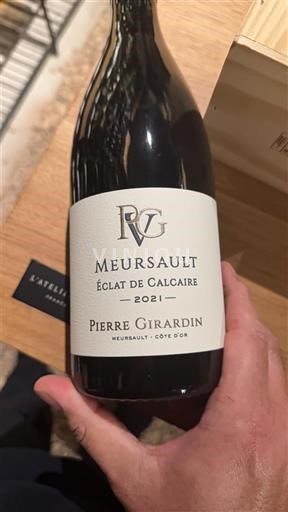 Burgundy Meursault Pierre Girardin Éclat de Calcaire 2021