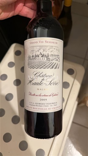 Jugozahod Cahors Château Haute-Serre 2009