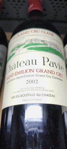 Bordeaux Saint-Émilion Grand Cru Grand Cru Château Pavie 2002