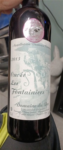 Rhônevallei Ventoux Domaine Vas Les Fontainiers 2013