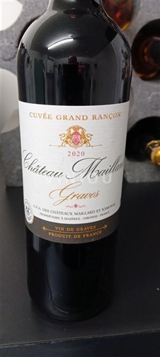 Bordeaux Graves Château Maillard Grand Rançon 2020