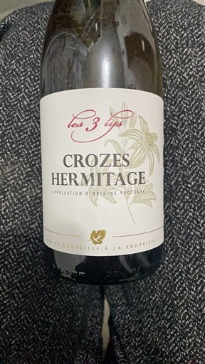 Rhônen laakso Crozes-Hermitage Les 3 Lys 2024