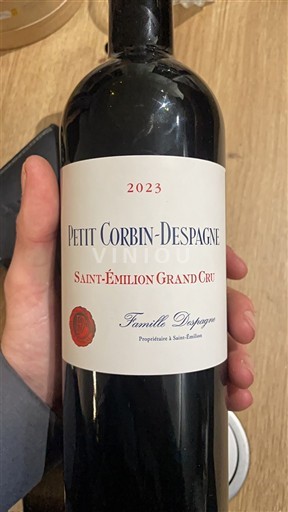 Burdeos Saint-Émilion Gran Cru Grand Cru Petit Corbin-Despagne 2023