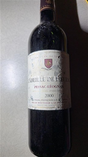 Bordeaux Pessac-Léognan L'Abeille de Fieuzal 2000