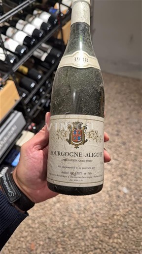 Burgundija Bourgogne Aligoté André brazey et fils 1988