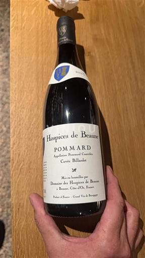 Burgundy Pommard Hospices de Beaune Billardet 2015