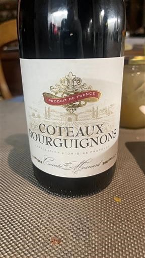 Bourgogne Bourgognebackar Comte mesnard Icke årgångsbetecknad