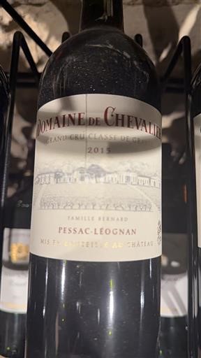 Bordeaux Pessac-Léognan Grand Cru Classé de Graves Domaine Chevalier 2015