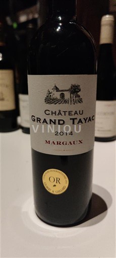 Bordeaux Margaux Château Grand Tayac 2014