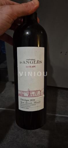 Languedoc La Clape Château Anglès Classique 2010