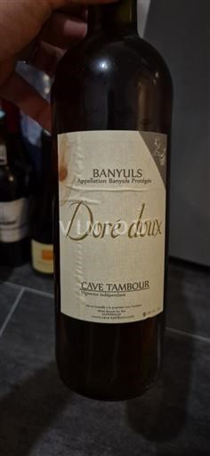 Roussillon Banyuls Cave Tambour Doré doux Ikke årgangsbestemt
