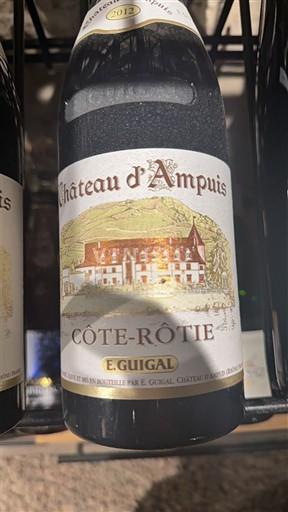 Thung lũng Rhône Côte-rôtie Château Ampuis 2012