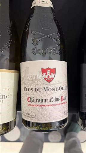 Rhônedalen Châteauneuf-du-Pape Clos du Mont-Olivet 2019