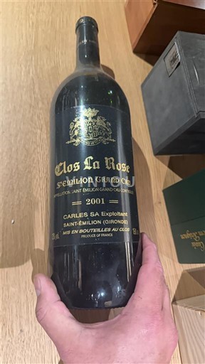 Bordeaux Saint-Émilion Grand Cru Clos La Rose 2001