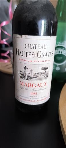Bordeaux Margaux Château Hautes-Graves 1985