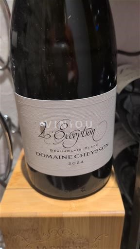 Beaujolais Ospecificerad Domaine Cheysson L'Exception 2024