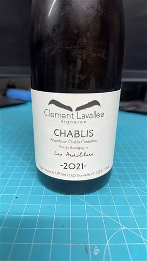 Burgundy Chablis Clément Lavallée Les Ardilles 2021