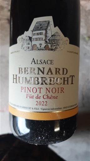 Elsass Château Bernard Humbrecht Fût de Chêne 2022