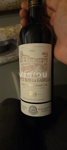 Bordeaux Saint-Émilion Grand Cru Grand Cru Château Petit Bois La Garelle 2016
