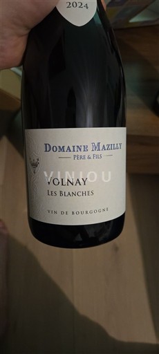 Borgoña Volnay Domaine Mazilly Père & Fils Les Blanches 2024