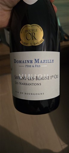 Borgoña Savigny-lès-Beaune Premier Cru Domaine Mazilly Père & Fils Les Narbantons 2023