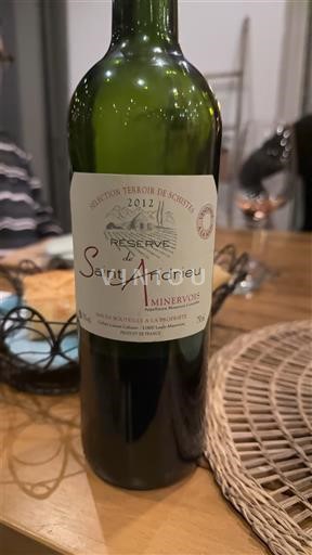 Languedoc Minervois Saint Andrieu Réserve 2012