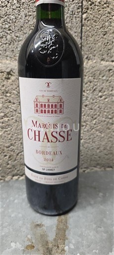 Burdeos Bordeaux Marquis de Chasse 2014