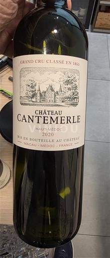 Bordeaux Haut-Médoc Cantemerle Haut-Médoc (Grand Cru Classé) 2020