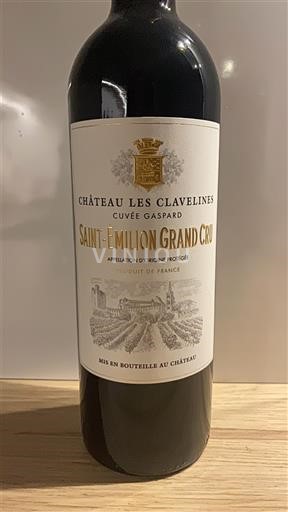 Bordeaux Saint-Émilion Grand Cru Grand Cru Château Les Clavelines Gaspard 2019