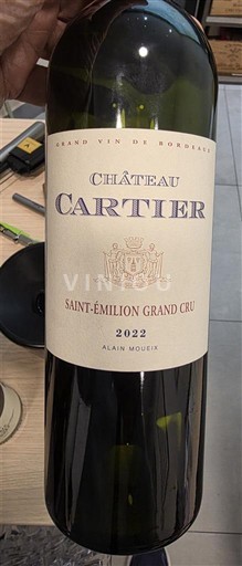 Bordeaux Saint-Émilion Grand Cru Château Fonroque Château Cartier Saint-Émilion Grand Cru 2022