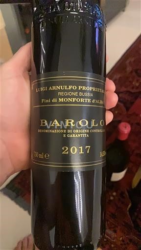 Piemonte Barolo Luigi Arnulfo Regione Bussia Fini di Monforte d'Alba 2017