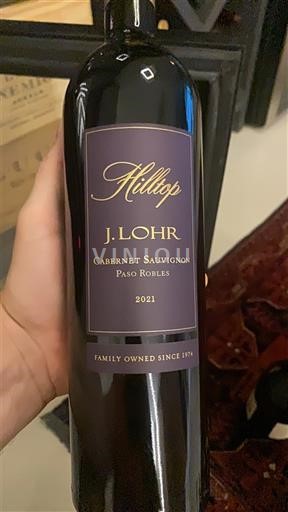 Rượu vang Rouge sec Hilltop J. Lohr 2021 Mỹ Vùng trồng nho được cấp phép California Paso Robles AVA