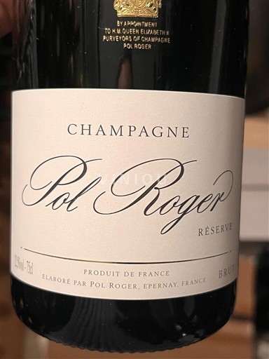 Champagne Champagner Pol Roger Réserve 2023