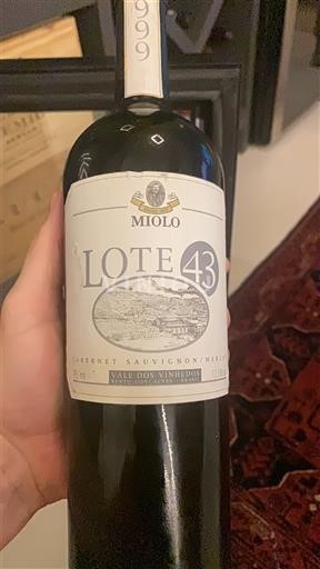 Serra Gaúcha Vale dos Vinhedos Miolo Lote 43 1999