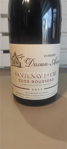 Borgogna Santenay Premier Cru Domaine Delorme-Andrieu Clos Rousseau 2021